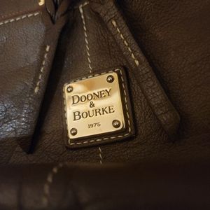 Dooney & Bourke Leather Large Zip Shoulder Handbag